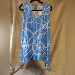 ESCAPADA LIVING Asymmetrical Tank, Women's Size M, BWT